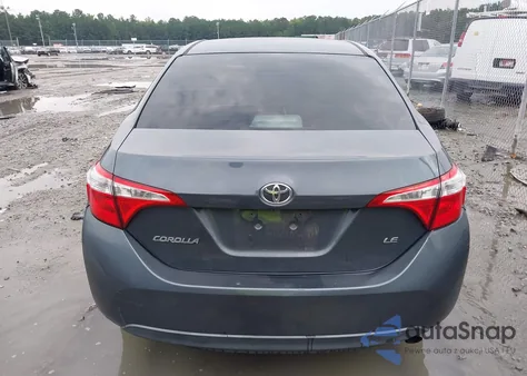 2015 Toyota Corolla Le из США, поврежденный, VIN 2T1BURHE9FC323740